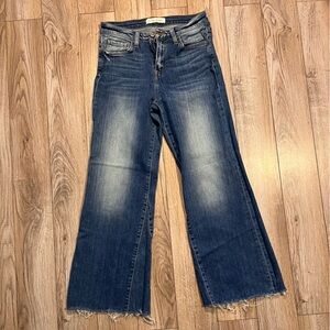 Flying Monkey Dark Blue Flare Jeans